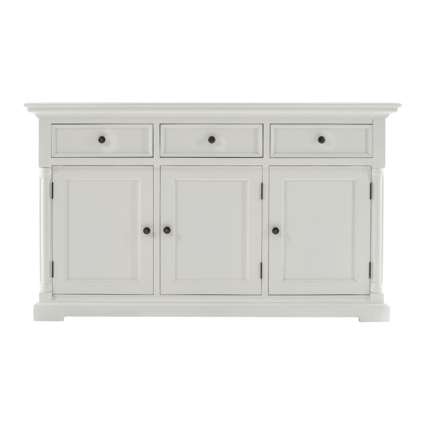 Modern Farm White Three Door Buffet Server