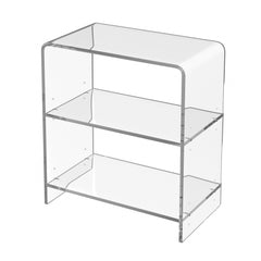 Crystal Clear Acrylic Bookcase