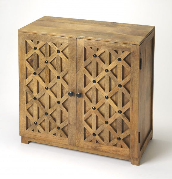 Corona Mango Wood Console Cabinet