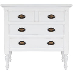 Easterbrook White 4 Drawer Chest