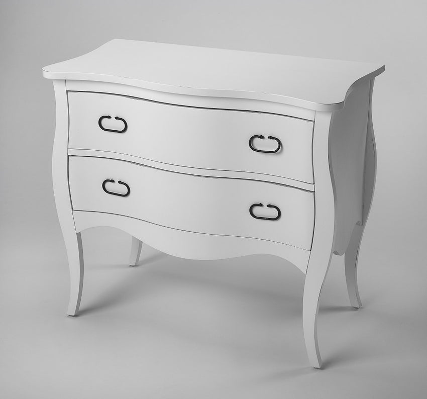 Rochelle White  2 Drawer Chest