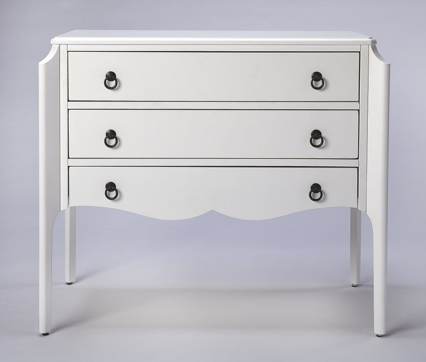 Wilshire Glossy White Accent Chest