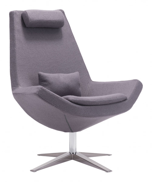 Dark Gray Swivel Chair