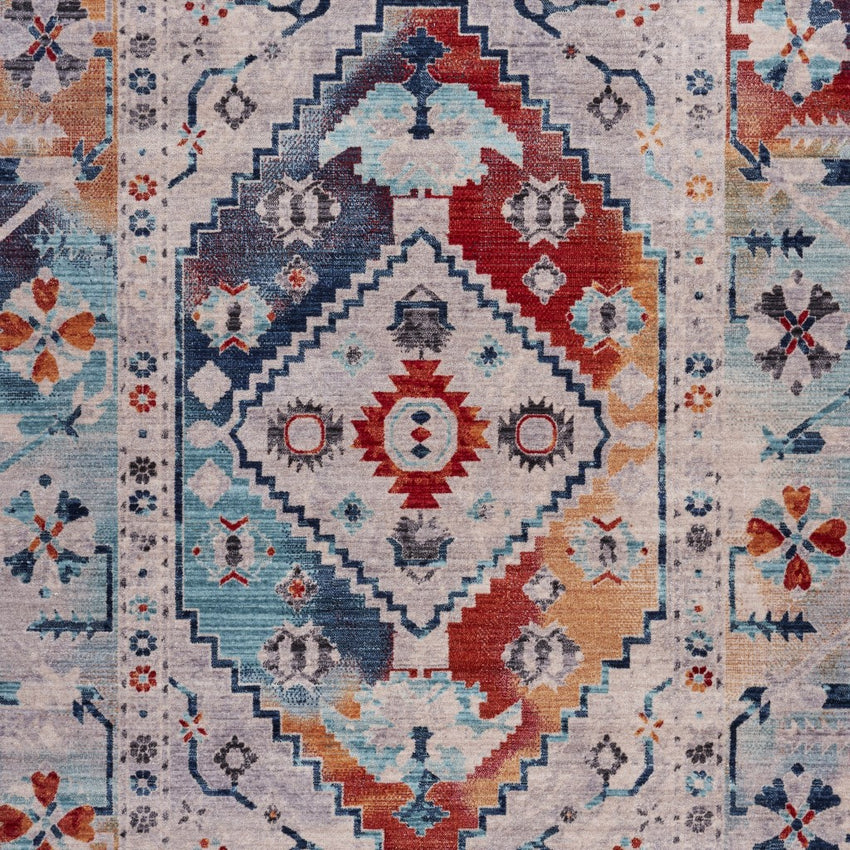 10' x 13' Multicolored Boho Chic Area Rug