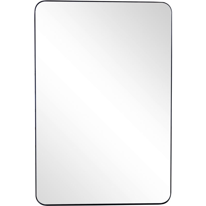 Rectangular Clean Metal Mirror