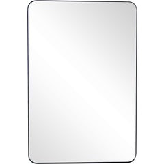 Rectangular Clean Metal Mirror