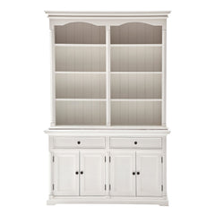 Classic White Hutch Cabinet