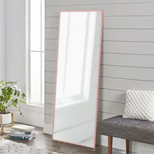 Freestanding Rose Gold Full-length Floor Mirror