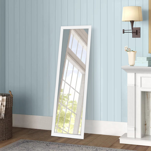 Thick Border White Wall Mirror