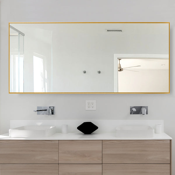 Jumbo Gold Full Length Standing Mirror