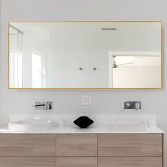 Jumbo Gold Full Length Standing Mirror