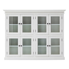 Classic White Two Level Mega Storage Cabinet