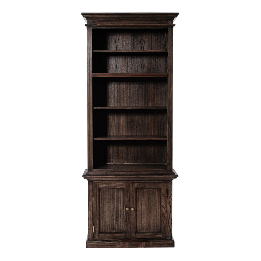 Black Wash Bookshelf Hutch