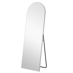 Arched Silver Full-length Standing Mirror