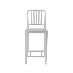 Gray Aluminum Cafe Style Counter Stool