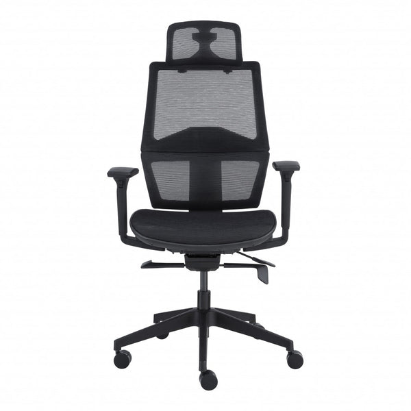 High Back and Neck Support Black Mesh Office Chair