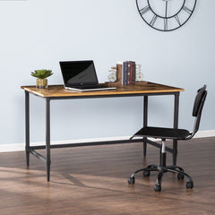 Natural Brown Reclaimed Wood Desk