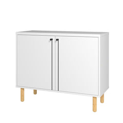 Iko White Modern Sideboard Double Door Cabinet