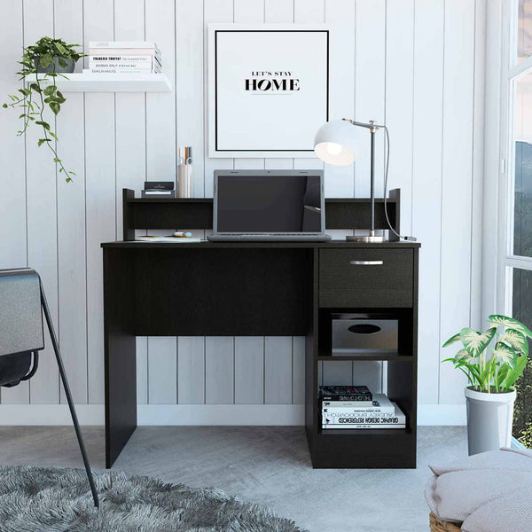 Luxin Black Computer Desk