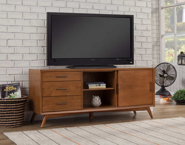 Flair 64" Acorn Mid Century Mod TV Console