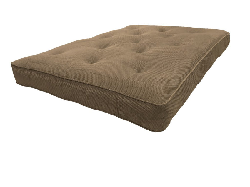 8' Chocolate Double Poly Full Futon Mattress