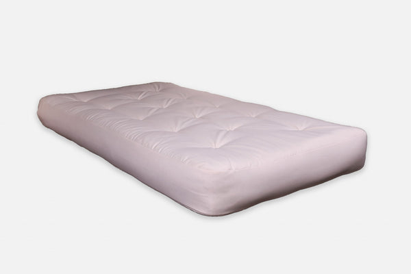 8' Beige Double Poly Full Futon Mattress