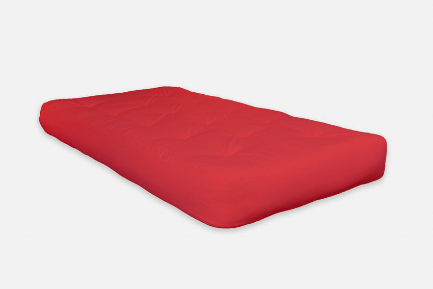 4' Red CertiPUR  Single Foam Futon Full Mattress