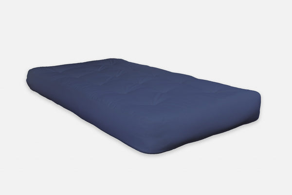 6' Navy Blue Single Foam Futon Full Mattress