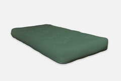 8' Green Double Poly Twin Futon Mattress