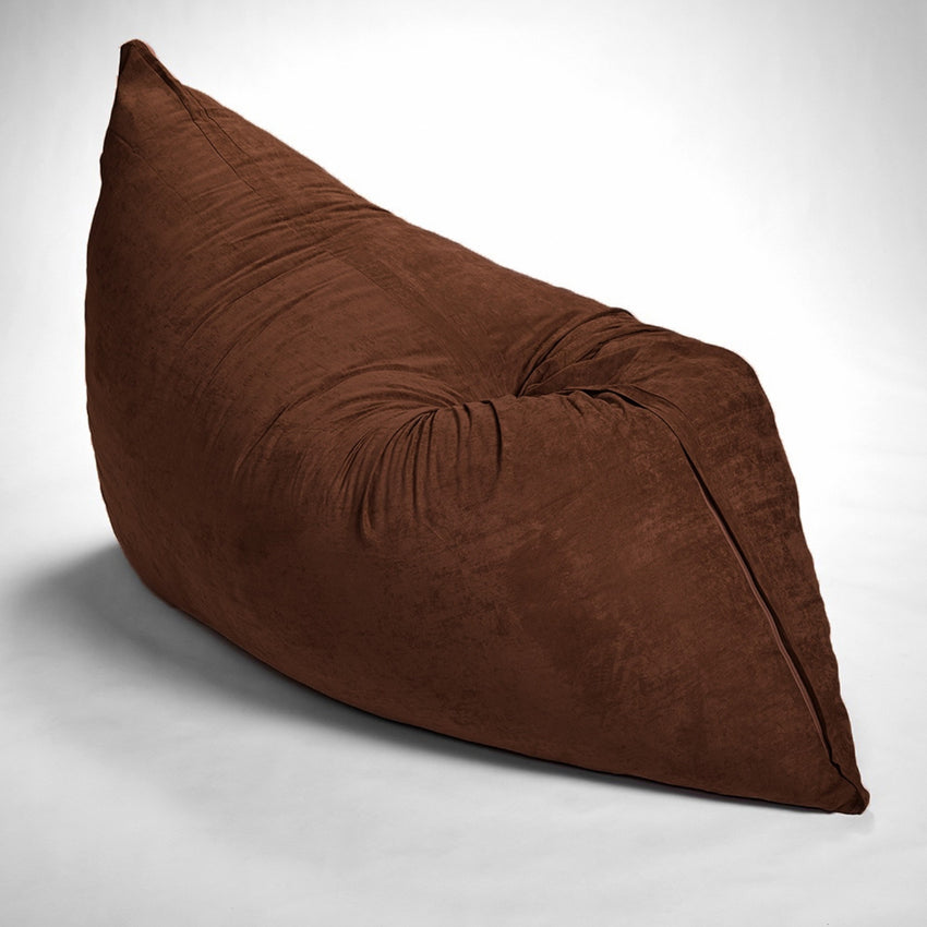 73' x 38' Brown Sofa Sack Bean Bag Lounger