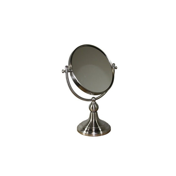 Vintage Rotating Chrome 7X Magnification Vanity Mirror